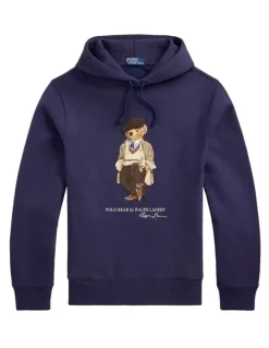 Polo Ralph Lauren Polo Bear Fleece Hoodie in Blue