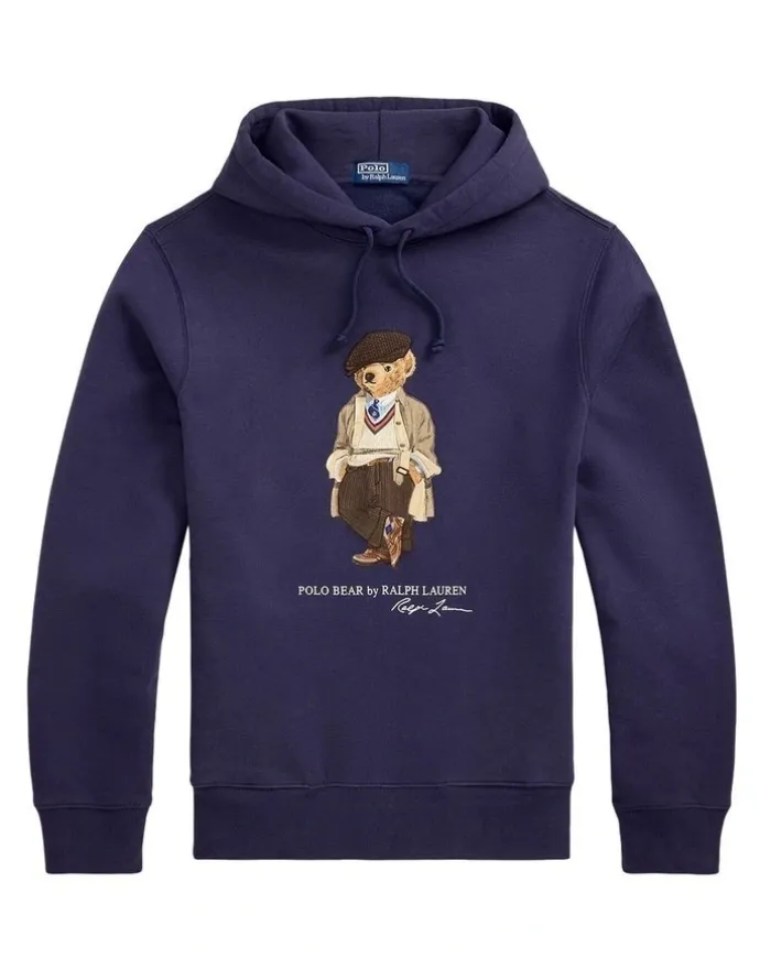 Polo Ralph Lauren Polo Bear Fleece Hoodie in Blue