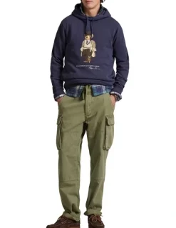 Polo Ralph Lauren Polo Bear Fleece Hoodie in Blue