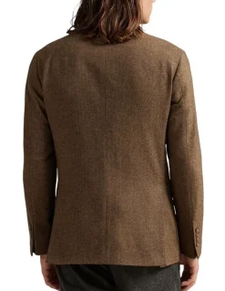Polo Ralph Lauren Polo Modern Fit Herringbone Sport Coat in Brown