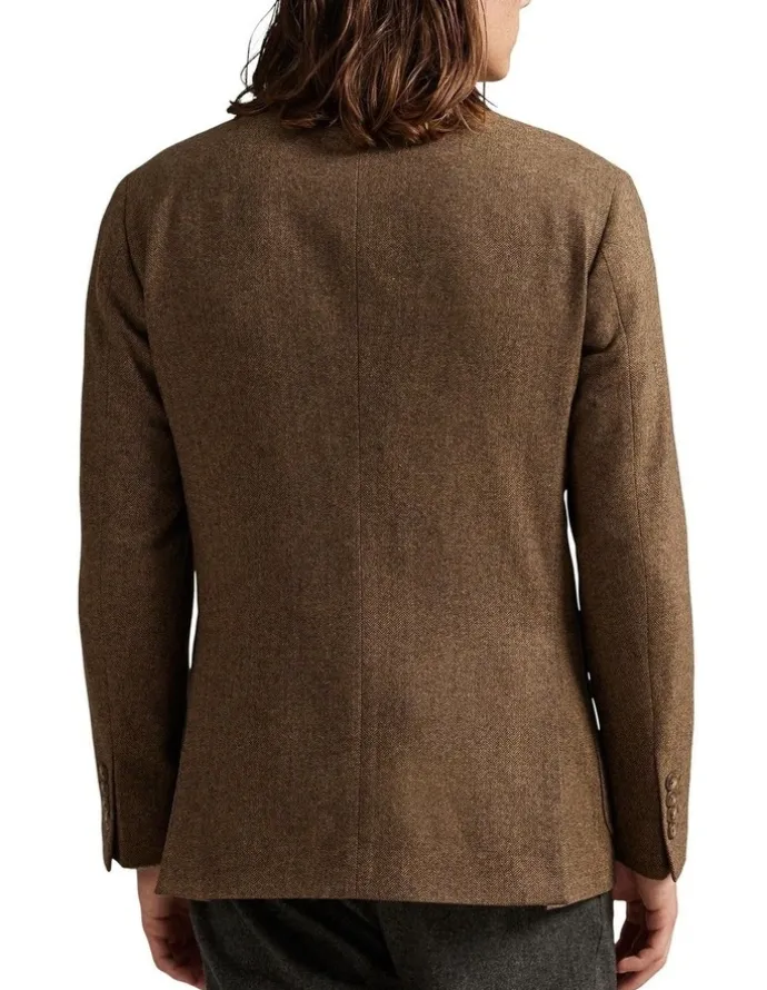 Polo Ralph Lauren Polo Modern Fit Herringbone Sport Coat in Brown