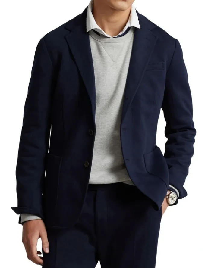 Polo Ralph Lauren Polo Soft Double-Knit Suit Jacket in Navy