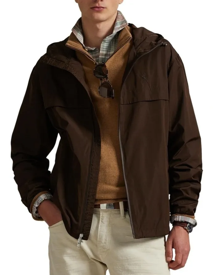 Polo Ralph Lauren The Glenmoor Hooded Jacket in Brown