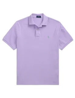 Polo Ralph Lauren The Iconic Mesh Polo Shirt in Purple