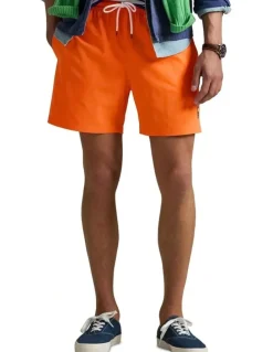 Polo Ralph Lauren Traveler Polo Bear Swim Trunk 5.75-Inch in Orange