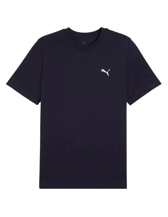 Puma Ess Small Logo Tee in Navy