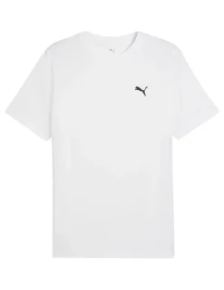 Puma Essentials Small Logo Tee in White