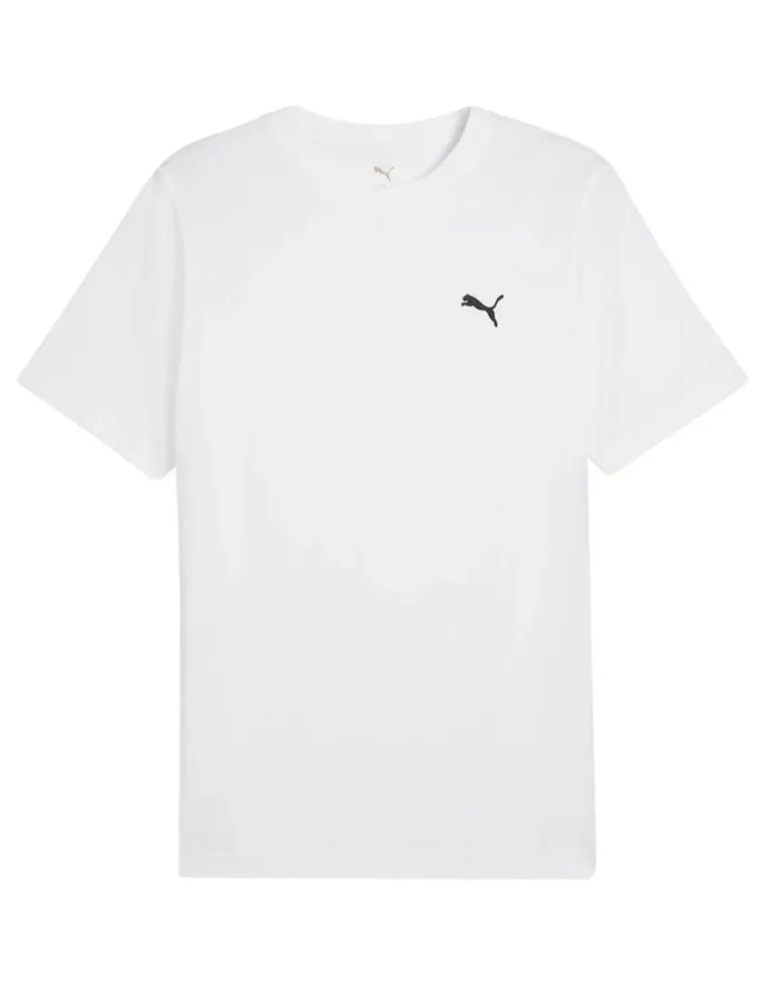 Puma Essentials Small Logo Tee in White