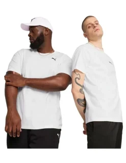 Puma Essentials Small Logo Tee in White