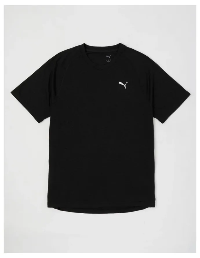Puma Pwrtrain Triblend Tee M in Black