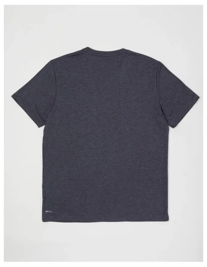 Puma Tad Essentials Heather Cat Tee M in Grey