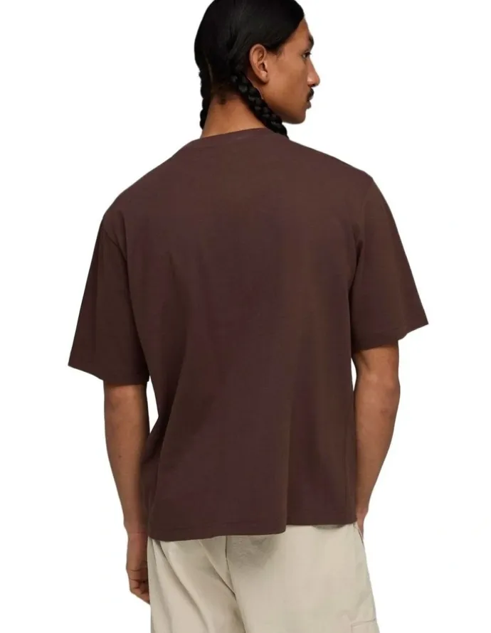Puma Wardrobe Ess Boxy Tee in Brown