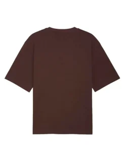 Puma Wardrobe Ess Boxy Tee in Brown