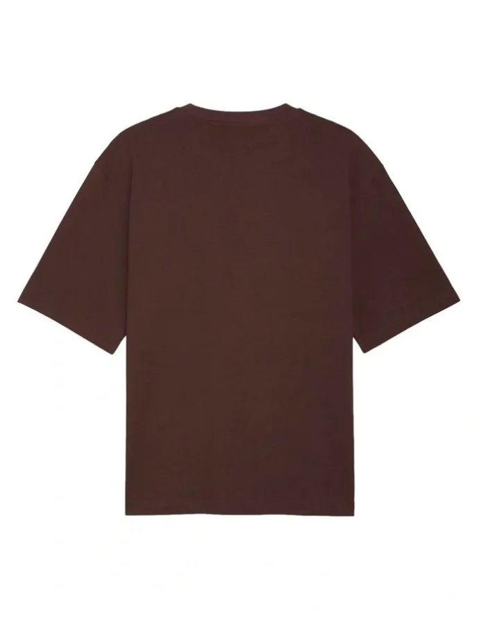 Puma Wardrobe Ess Boxy Tee in Brown