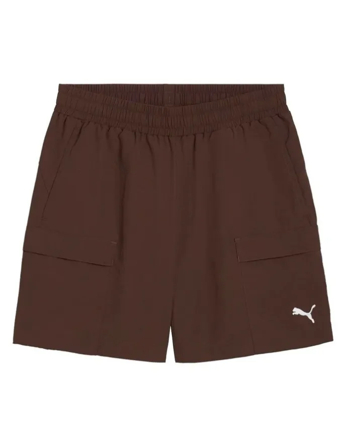 Puma Wardrobe Ess Relaxed Cargo Shorts 6 Wv in Brown