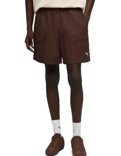 Puma Wardrobe Ess Relaxed Cargo Shorts 6 Wv in Brown