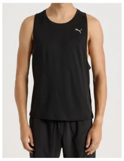 Puma M Polyester Run Velocity Tank in Black