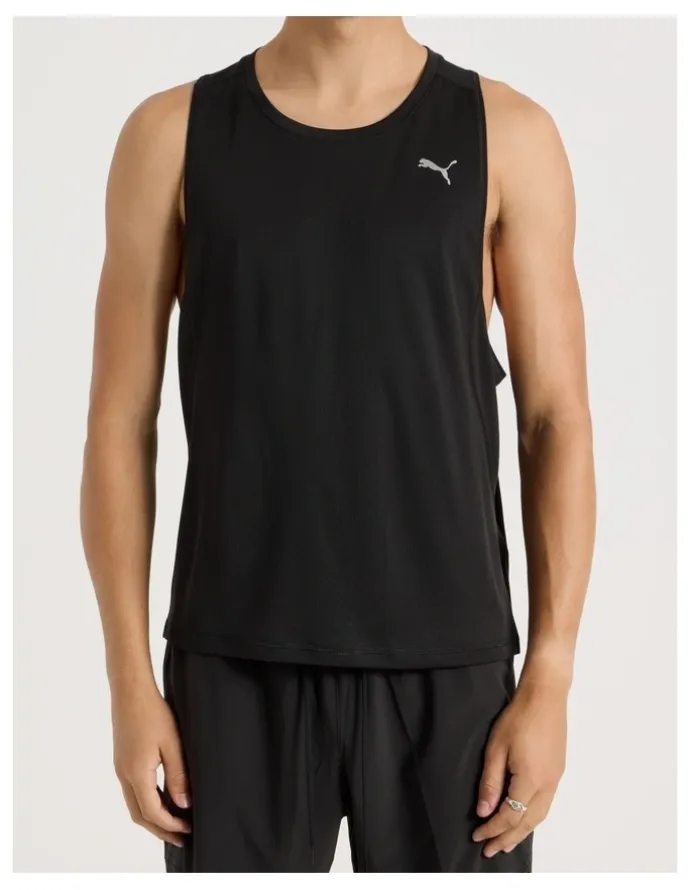 Puma M Polyester Run Velocity Tank in Black