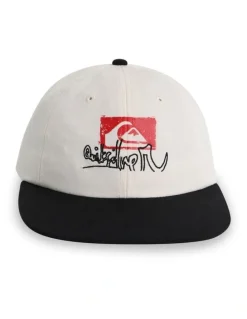 Quiksilver Affected Snapback Cap in White