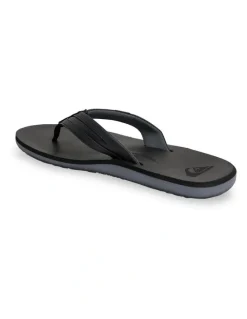 Quiksilver Carver Thongs in Black