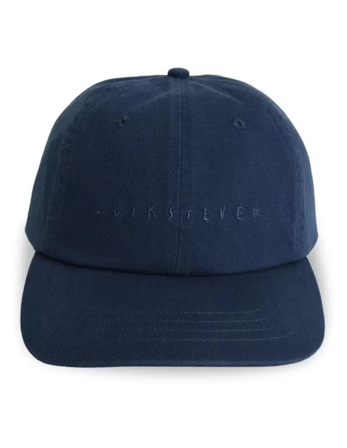 QUIKSILVER Decades Cotton Cap in Dark Denim