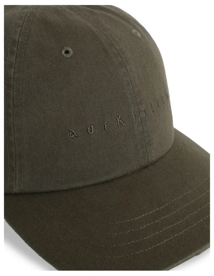 QUIKSILVER Decades Cotton Cap in Granite Green