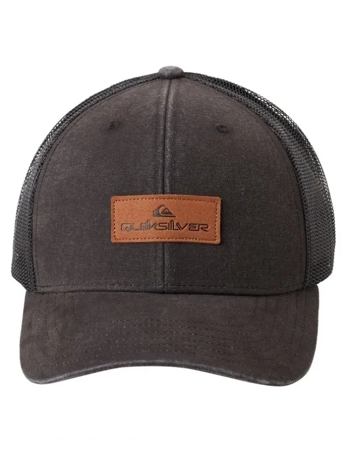 Quiksilver Down The Hatch Trucker Hat in Black