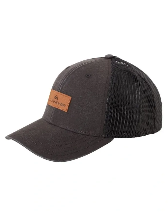 Quiksilver Down The Hatch Trucker Hat in Black