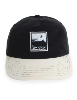 QUIKSILVER Mercury Cap in Black/Bone White