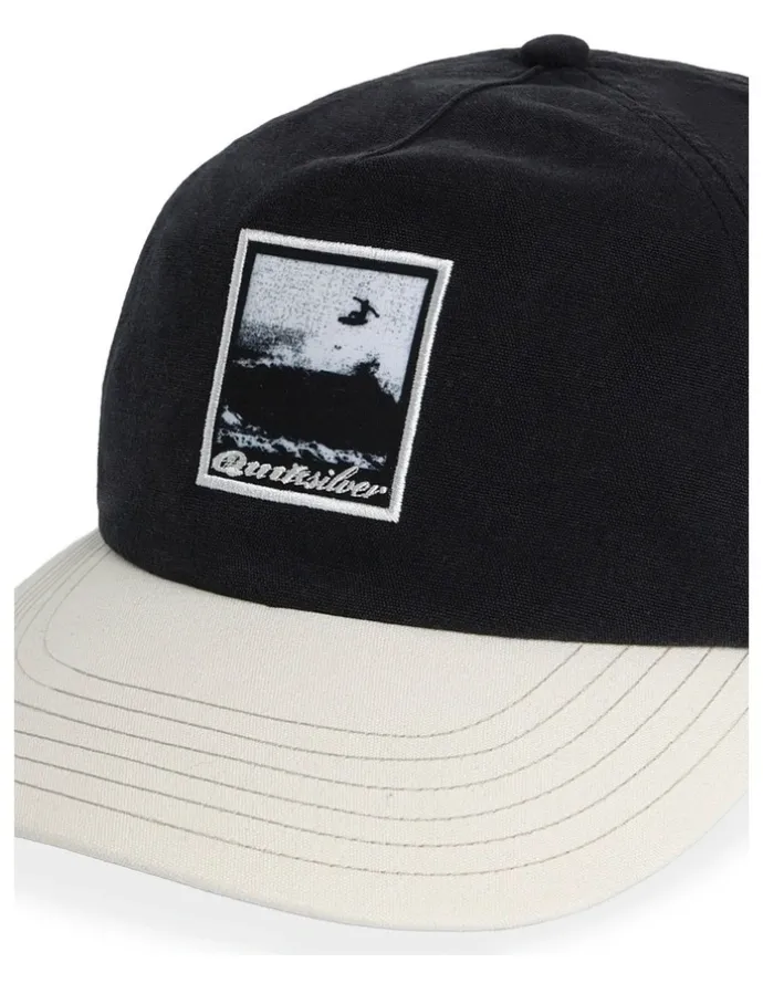 QUIKSILVER Mercury Cap in Black/Bone White