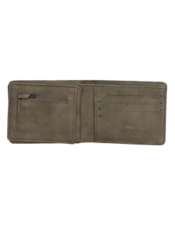 Quiksilver Sea Barker Tri-Fold Wallet in Black