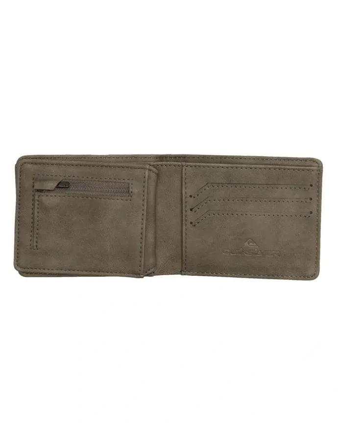 Quiksilver Sea Barker Tri-Fold Wallet in Black