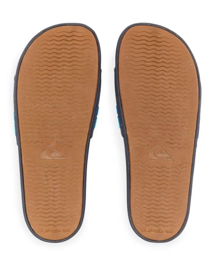 Quiksilver Sunset Slides in Navy Blazer