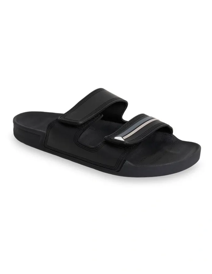 Quiksilver Sunset Slides in Black
