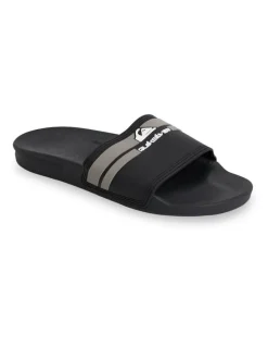 Quiksilver Sunset Slides in Black