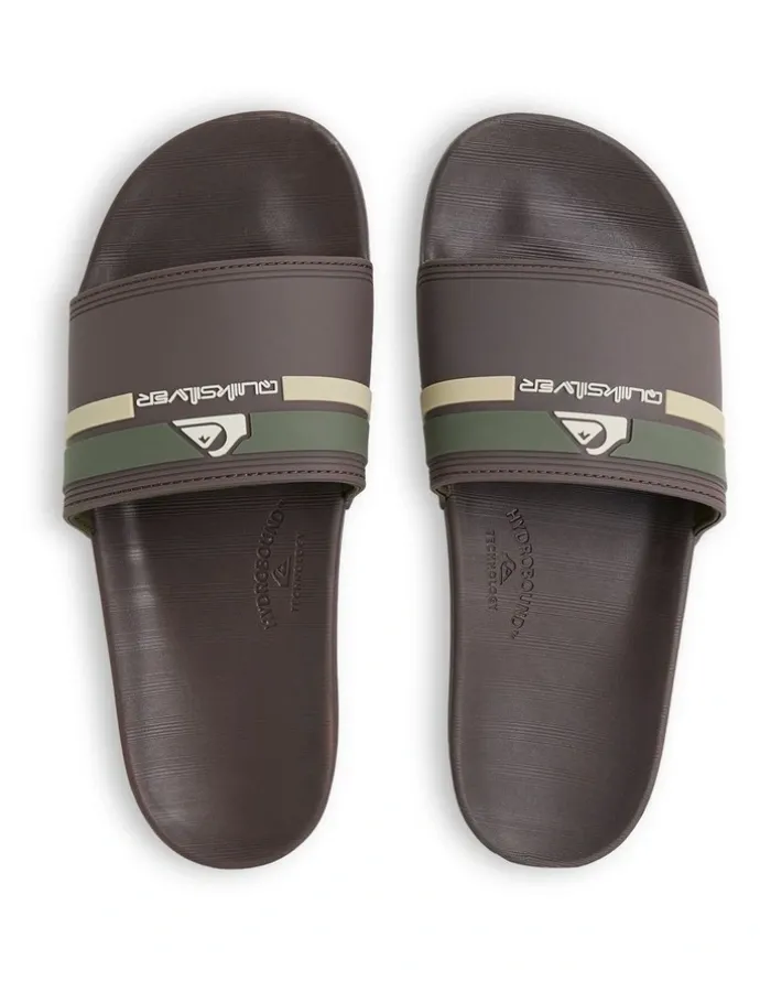 Quiksilver Sunset Slides in Demitasse