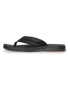 Quiksilver Travel Thongs in Black