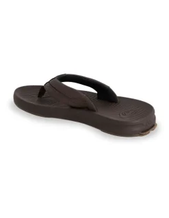 Quiksilver Travel Thongs in Brown