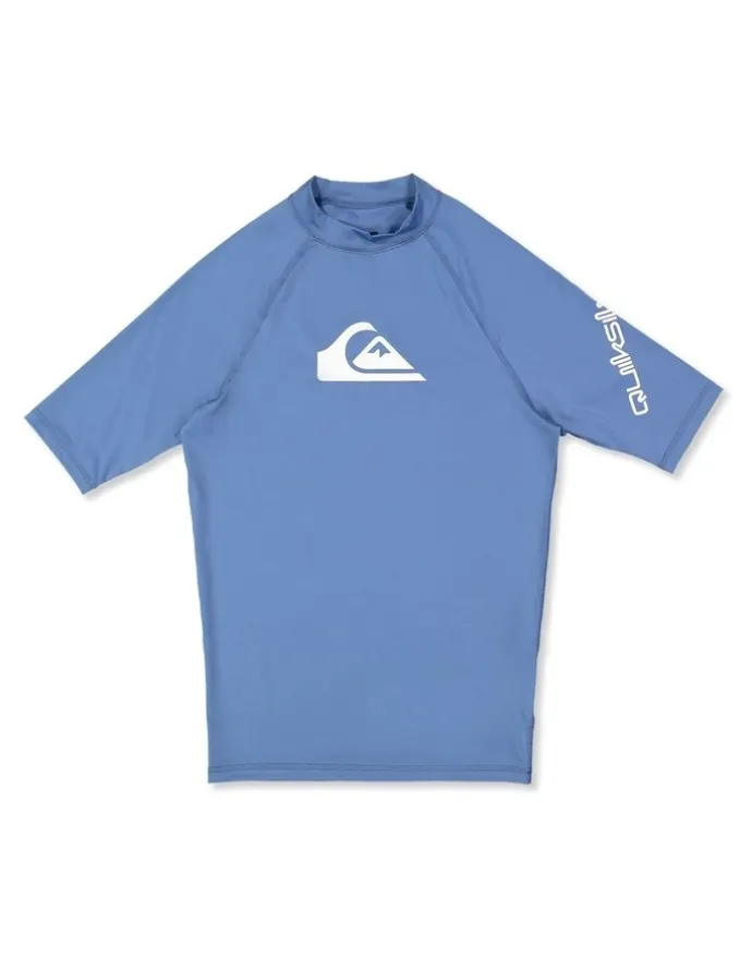 Quiksilver All Time Rash Vest Quiet Harbor