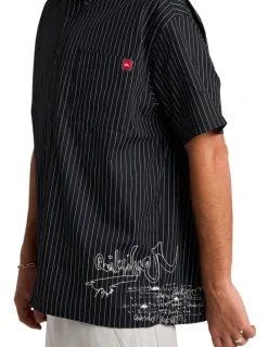 Quiksilver Altered Short Sleeve Shirt Black