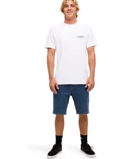 Quiksilver Aqua Cult Denim Shorts In Aged
