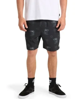 Quiksilver Atoll Volley Swim Shorts 18" in Black