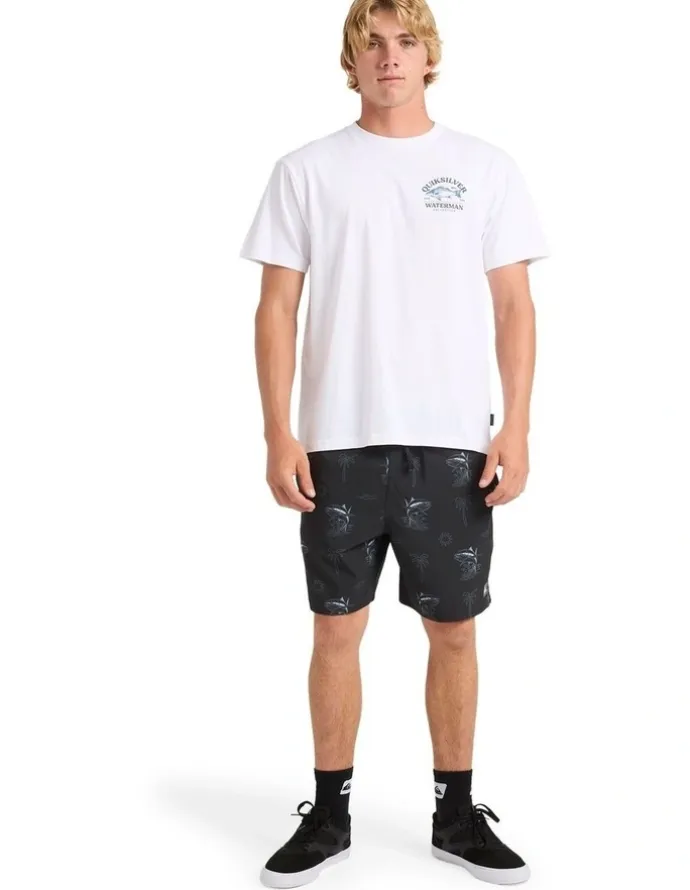 Quiksilver Atoll Volley Swim Shorts 18" in Black