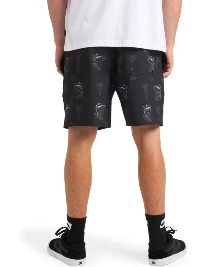 Quiksilver Atoll Volley Swim Shorts 18" in Black