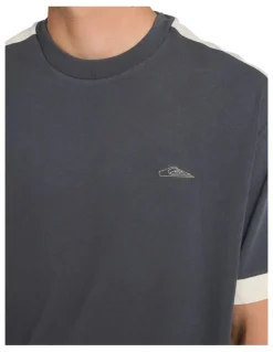 Quiksilver Av-2 T-Shirt Acid Wash/Bone White