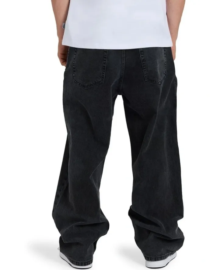 Quiksilver Baggy Denim Pants Black Black Used