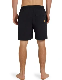 Quiksilver Balance 18 Volley Shorts In Black