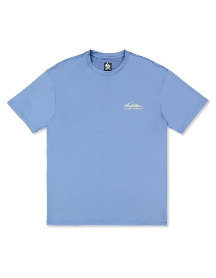 Quiksilver Carbon Short Sleeve Rashguard Quiet Harbor