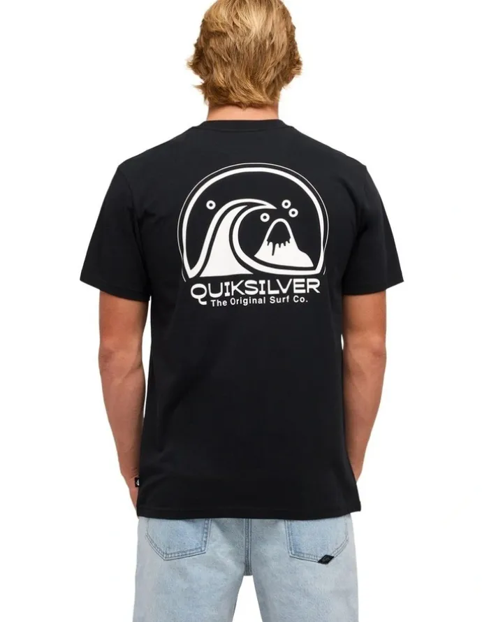 Quiksilver Clean Circle T-Shirt In Black