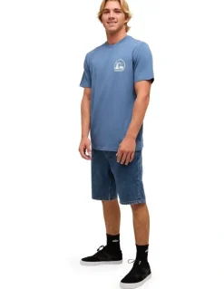 Quiksilver Clean Circle T-Shirt China Blue